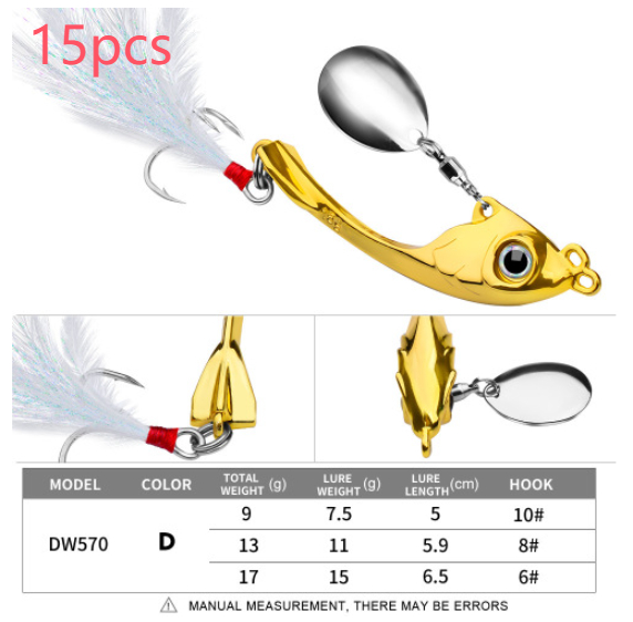 Moon Spinning Sequins Lure String for Long-Distance Casting - Image 30