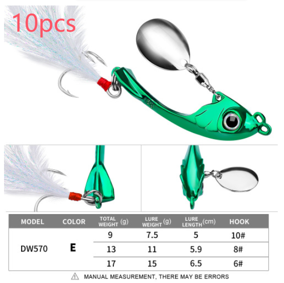 Moon Spinning Sequins Lure String for Long-Distance Casting - Image 32