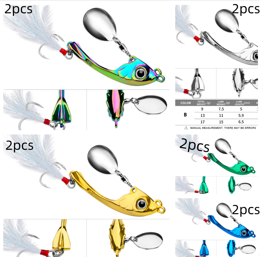 Moon Spinning Sequins Lure String for Long-Distance Casting - Image 35