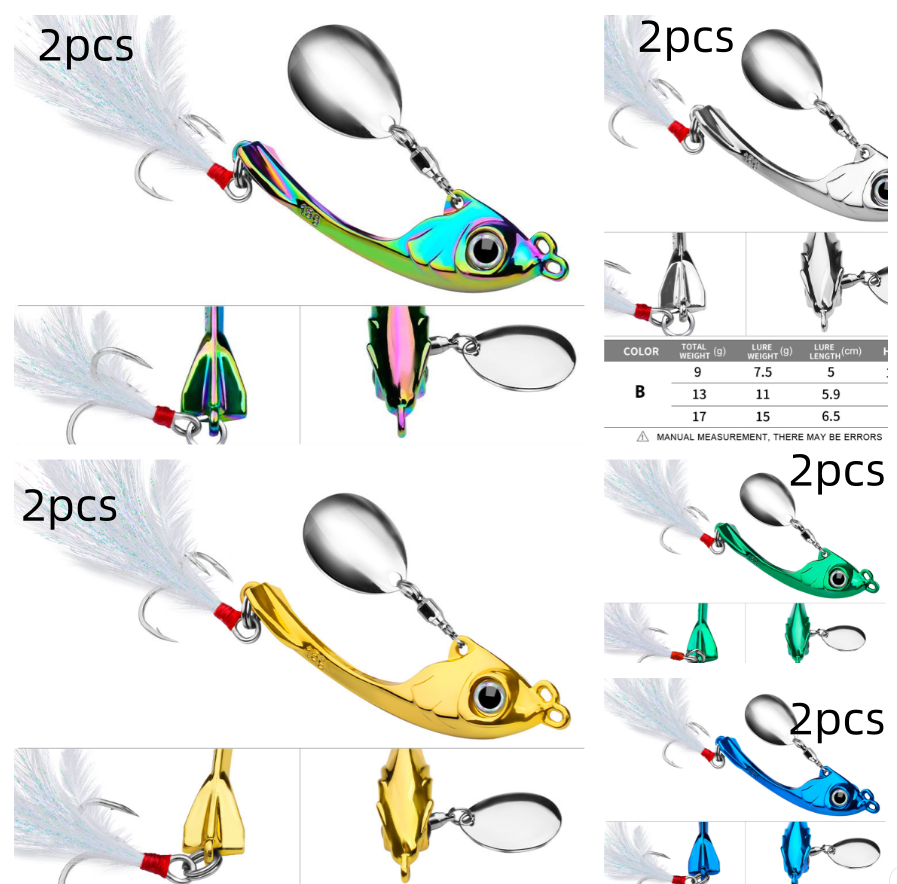 Moon Spinning Sequins Lure String for Long-Distance Casting - Image 36