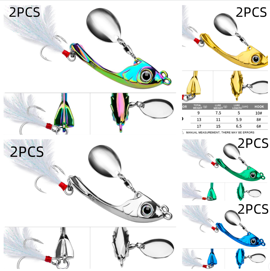 Moon Spinning Sequins Lure String for Long-Distance Casting - Image 40