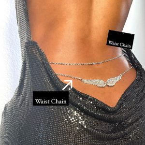Double Wings Angel Body Chains Waist Chain - Stylish Beach Accessories