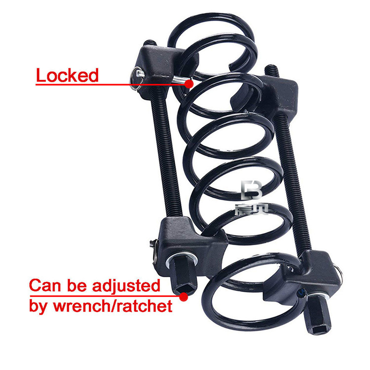 Manual Shock Absorber Spring Compressor Tool for Safe Removal - Image 4