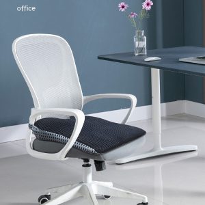 Memory Foam Car Cushion with Fixed Strap - Breathable & Stylish Office Chair Support