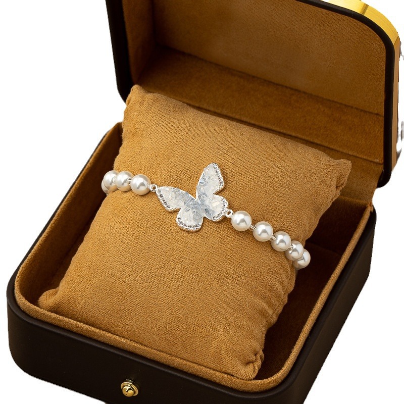 Stunning Blue Crystal Butterfly Necklace for Women | Gradient Fashion Jewelry - Image 6