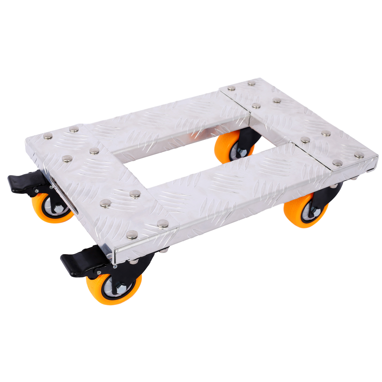 Heavy-Duty Transport Dolly with 3-Inch TPU Professional Casters & Brake Option - Image 11