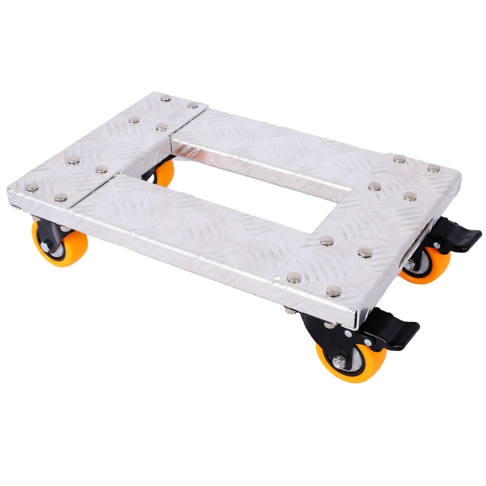 Heavy-Duty Transport Dolly with 3-Inch TPU Professional Casters & Brake Option - Image 13
