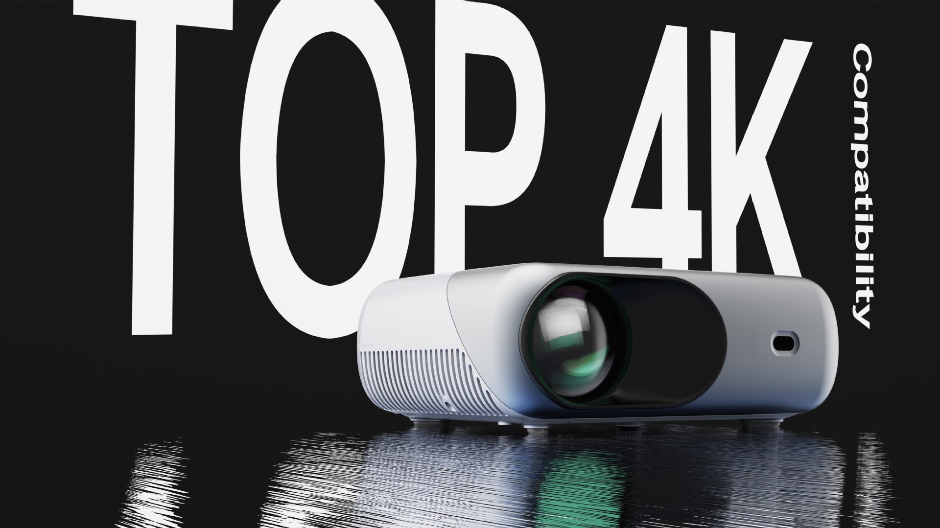 Portable Home Projector with WiFi - HD 1080p for Mobile Phone Screen Sharing - Image 2