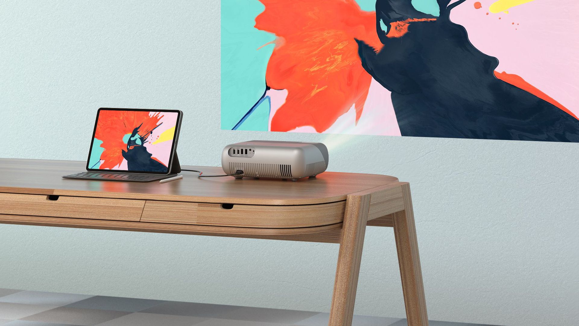 Portable Home Projector with WiFi - HD 1080p for Mobile Phone Screen Sharing - Image 5