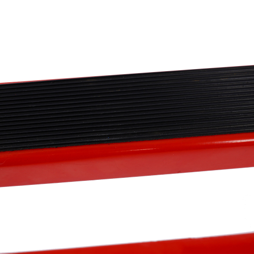 Heavy-Duty Red ATV Motorcycle Engine Cradle Dolly - 1500lbs Capacity