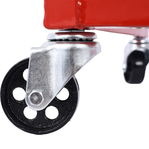 Heavy-Duty Red ATV Motorcycle Engine Cradle Dolly - 1500lbs Capacity - Image 2