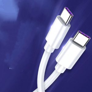 PD100W Dual-Head Type-C Fast Charging Cable for Apple MacBook - Compatible with Apple Devices