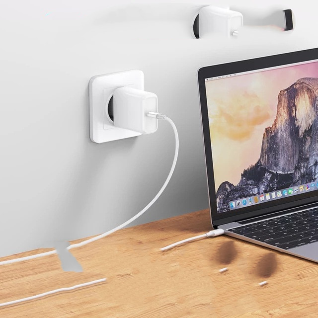 PD100W Dual-Head Type-C Fast Charging Cable for Apple MacBook - Compatible with Apple Devices - Image 4