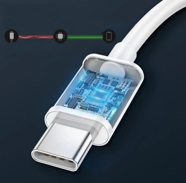 PD100W Dual-Head Type-C Fast Charging Cable for Apple MacBook - Compatible with Apple Devices - Image 6