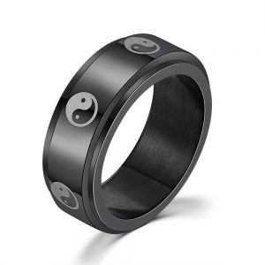Trendy Titanium Steel Personality Ring - Hip Hop Simplicity Style