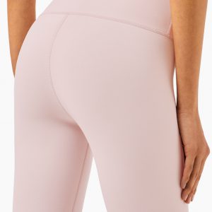 High Waist Women's Nude Yoga Pants - Tight-Fitting Peach Hips Sports Fitness Wear
