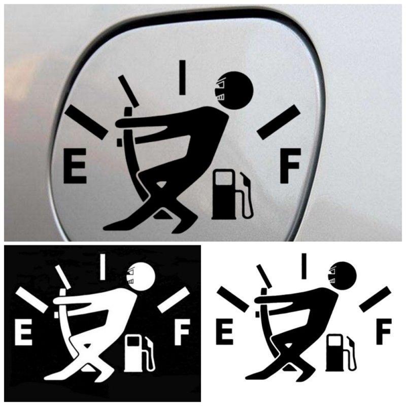 Humorous Car Sticker - Pull Fuel Tank Pointer Ef Vinyl Decal for Fuel Tanks - Image 7