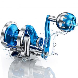 All-Metal Drag Sea Fishing Cast Micrometer Wheel with Ball Handle and Iron Plate