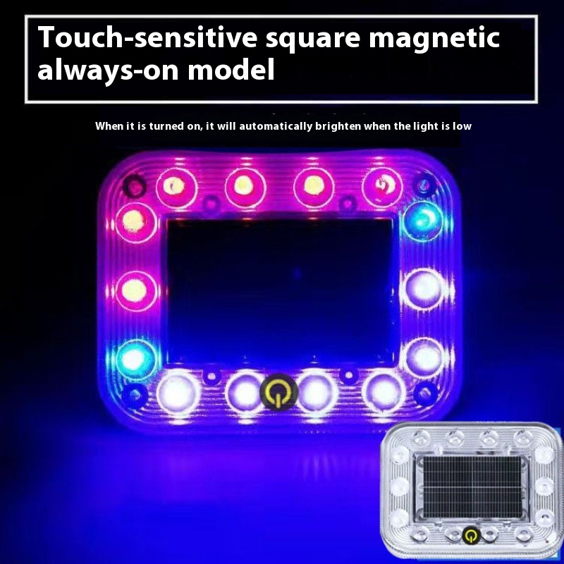 Touch Car Solar Strobe Light - Versatile Multi-Mode Illumination - Image 5