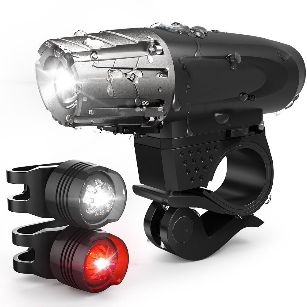 Rechargeable Bicycle USB Headlights & Taillights for Mountain Bikes – Bright, Durable Lighting - Image 4