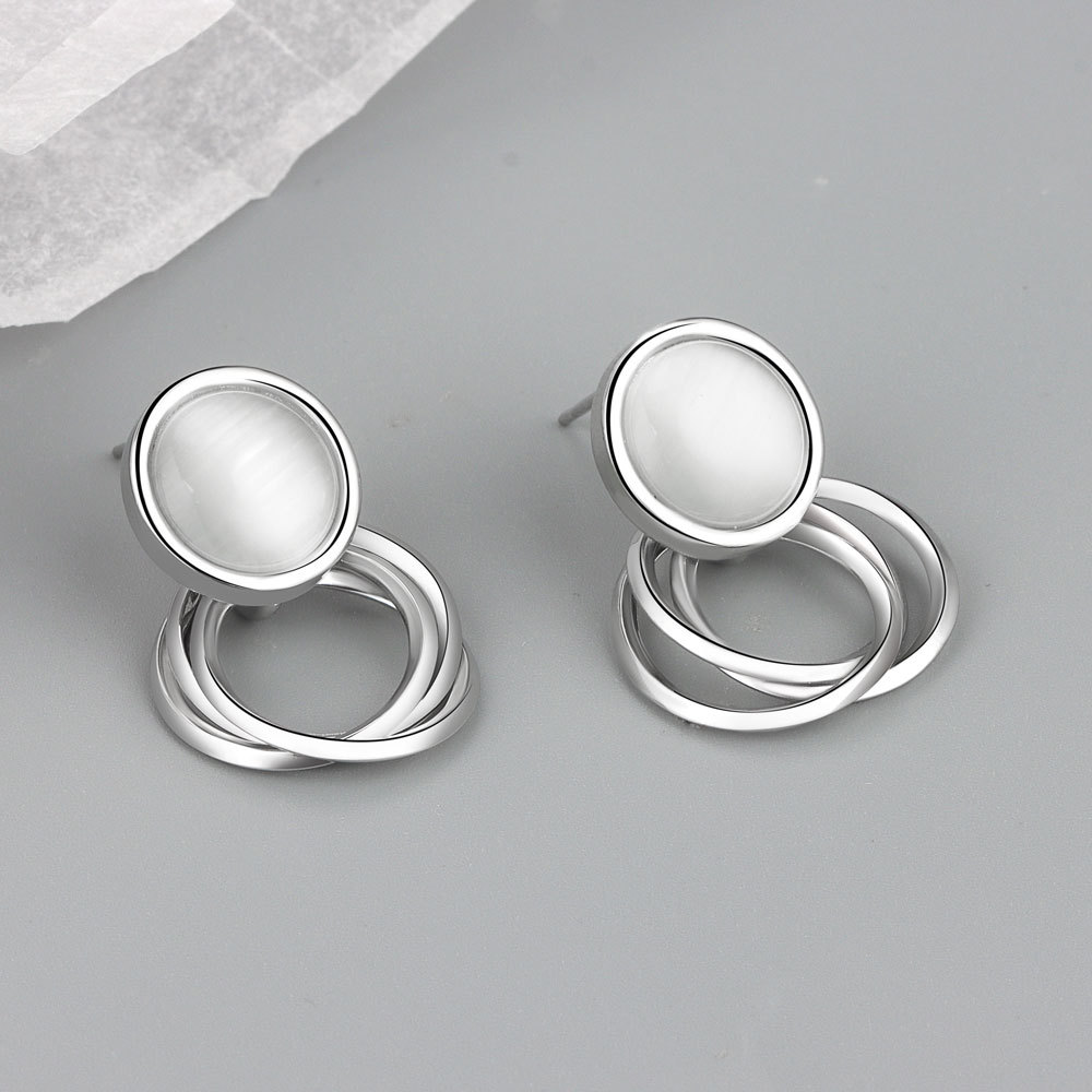 Unique Geometric Earrings for Women - Niche Style Jewelry - Image 4