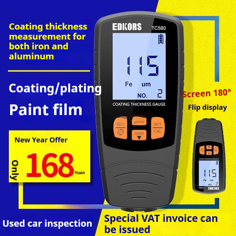 Accurate High Precision Coating Thickness Gauge for Reliable Measurements - Image 3