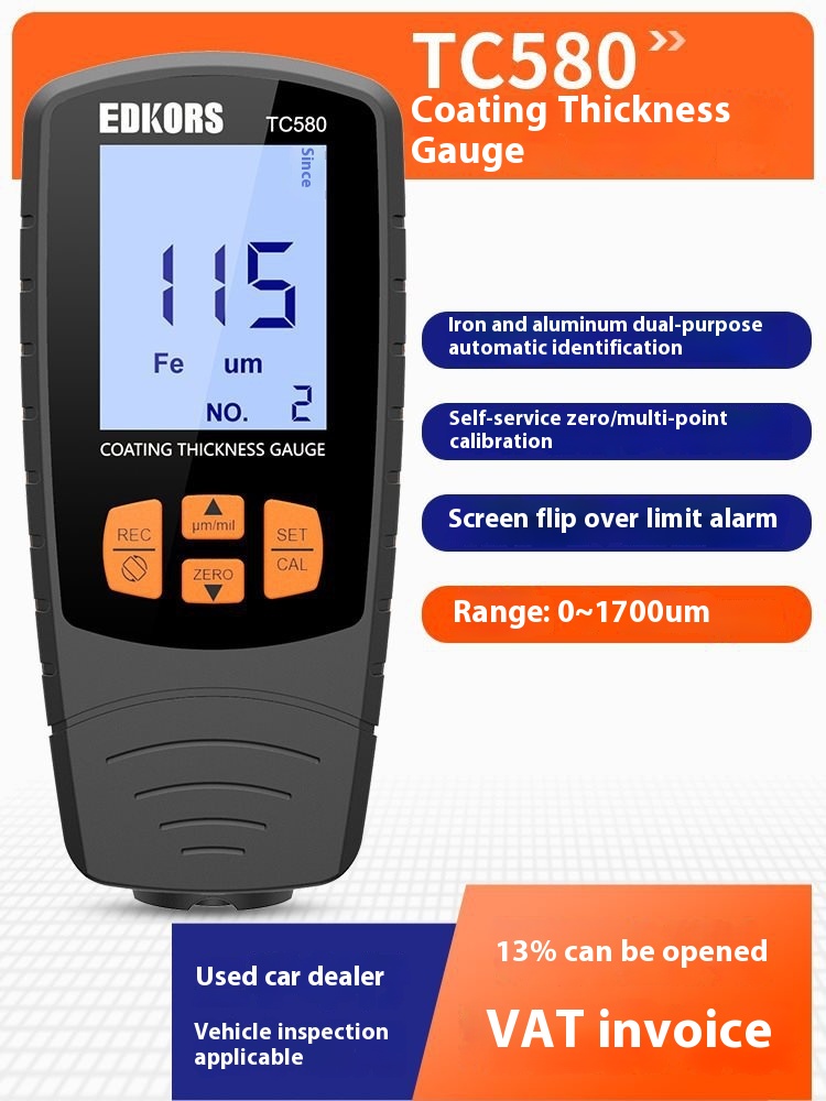 Accurate High Precision Coating Thickness Gauge for Reliable Measurements - Image 7