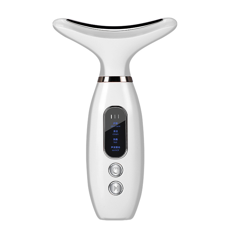 Neck Beauty Instrument with Color Light Charging - V Face Massage Device - Image 8