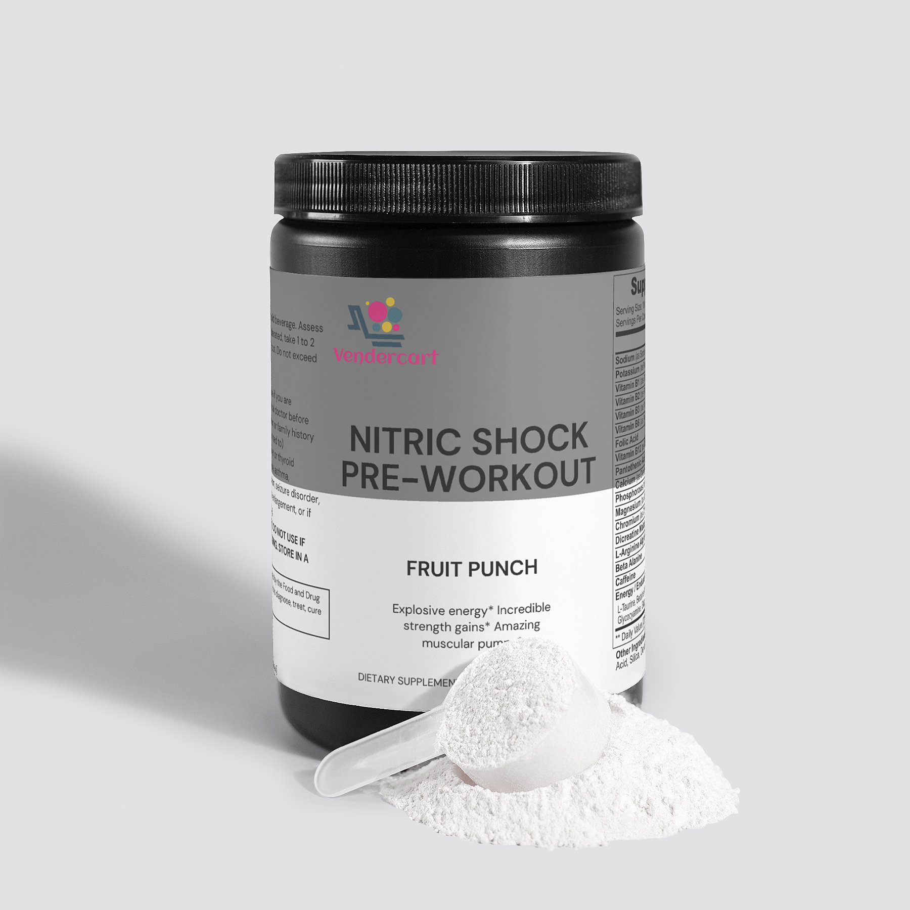 Nitric Shock Pre Workout: Boost Strength, Energy, Endurance & Mental Focus