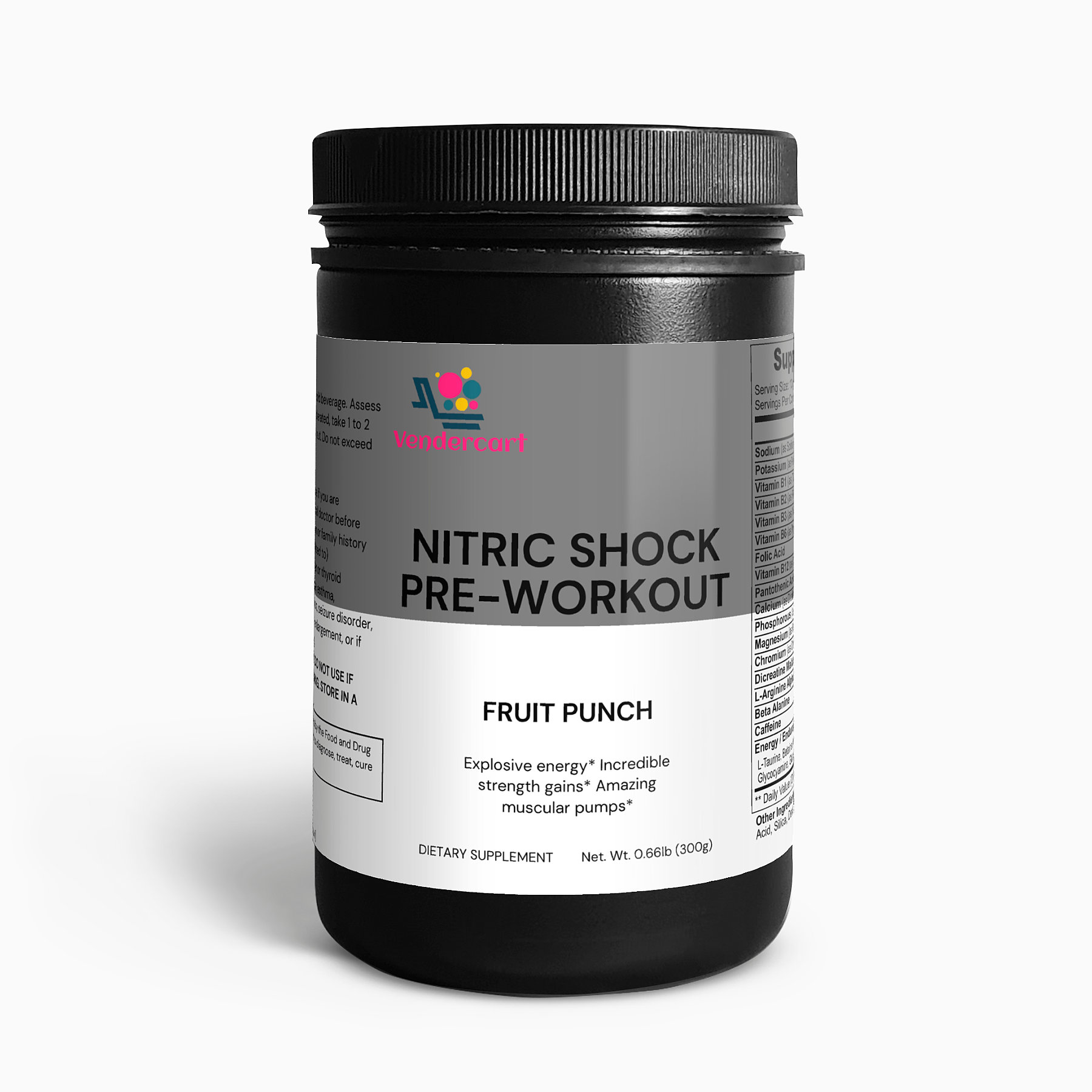 Nitric Shock Pre Workout: Boost Strength, Energy, Endurance & Mental Focus - Image 3
