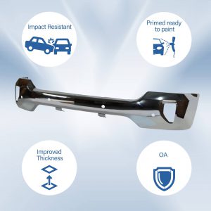 Front Bumper for 2016-2019 Chevy Silverado 1500 with Sensor Holes - Durable & Stylish