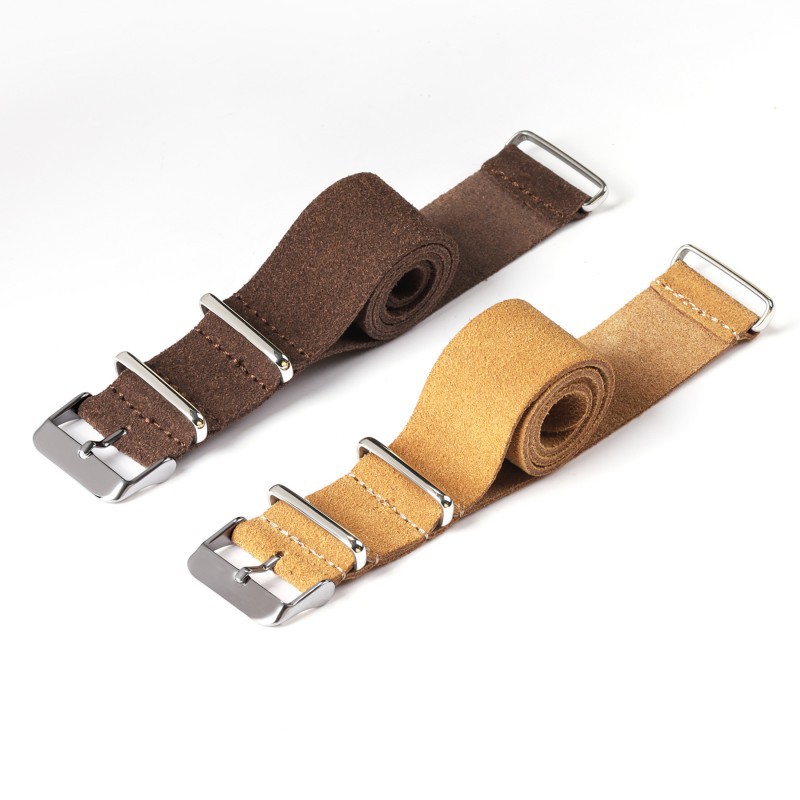 Premium Soft Genuine Leather Velvet Strap - Artistic Style for Elegance - Image 2