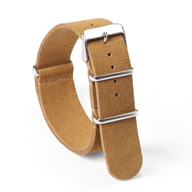 Premium Soft Genuine Leather Velvet Strap - Artistic Style for Elegance - Image 9