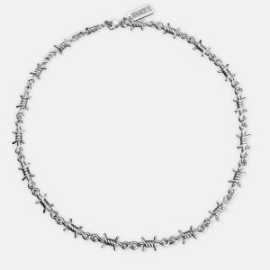 Stylish Barbed Wire Necklace - Unique Jewelry for Bold Statements