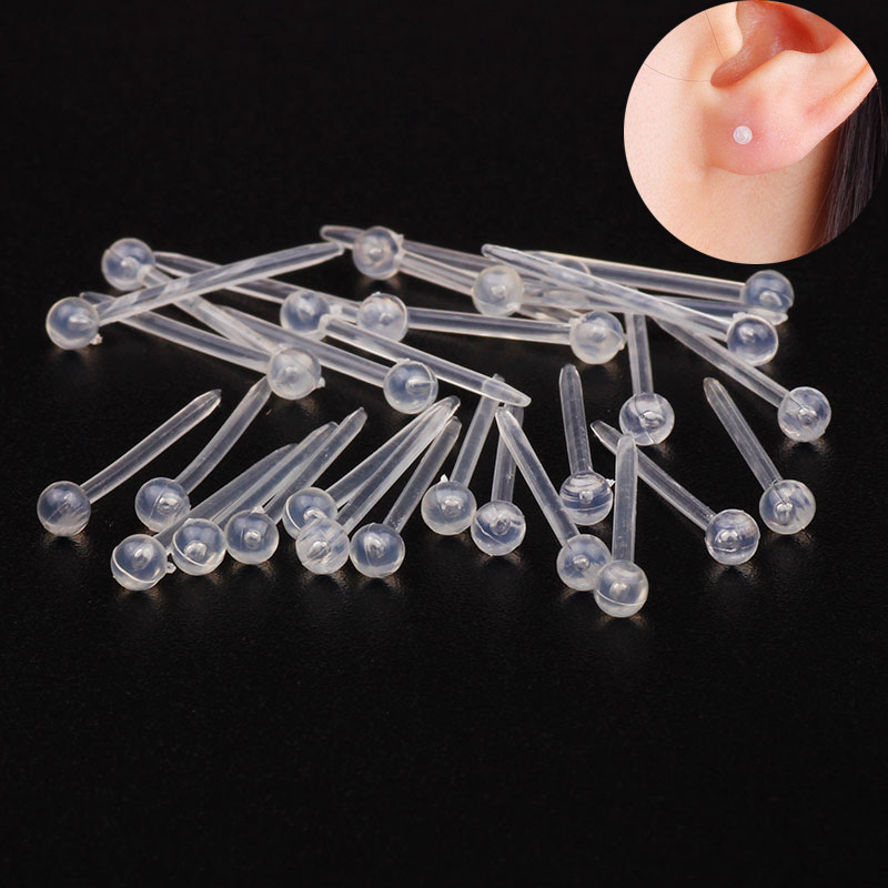 Stylish Bags for Ear-Caring Plastic Ear Bar Simple Earrings - Image 2