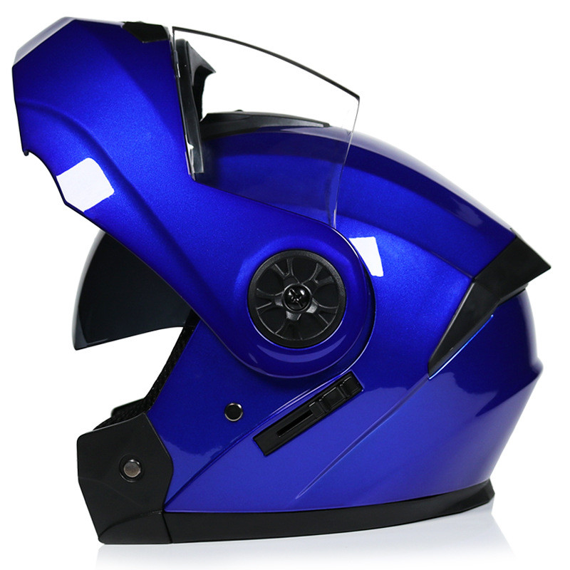 Gray Full-Face Helmet for Men and Women - Bluetooth Enabled, All-Season Protection - Image 3