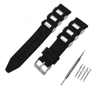 Universal Silicone Strap in Black - Versatile and Durable Accessory