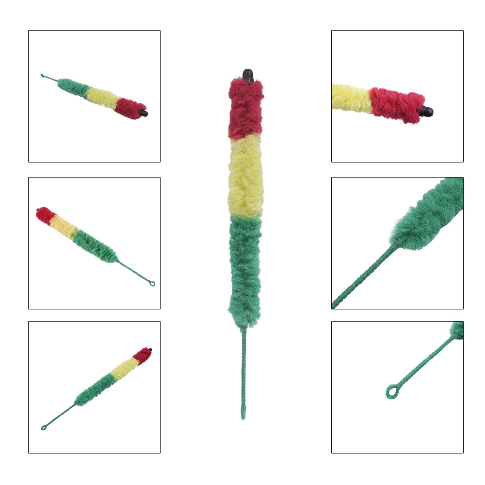 Versatile Red Yellow Green Cleaning Brush for Effective Dirt Removal - Image 2