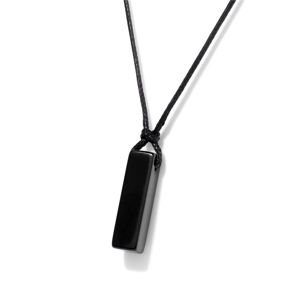 Unique Irregular Stone Rectangular Pendant Necklace - Stylish and Eye-Catching - Image 11