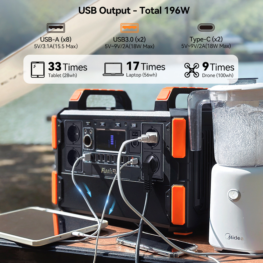 Portable Outdoor Power Supply for Emergency Use - Large Capacity Solution
