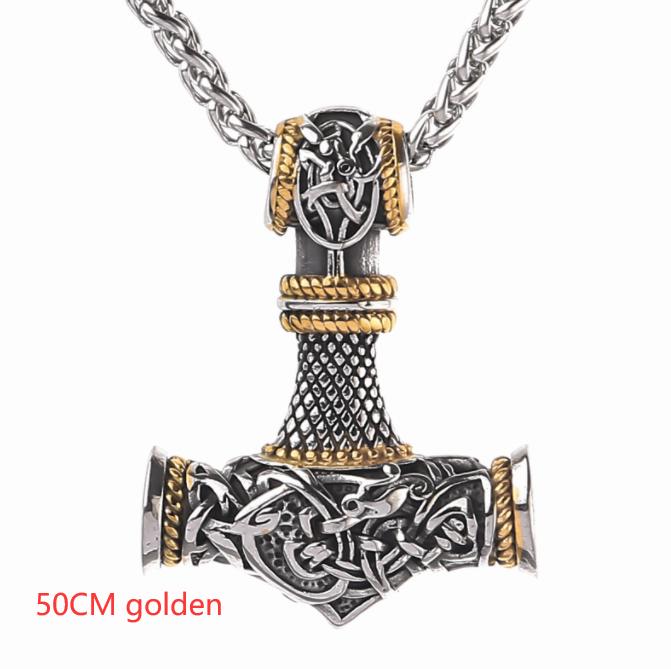 Nordic Vikings Hammer Rune Pendant Necklace for Men - Stylish & Unique - Image 7