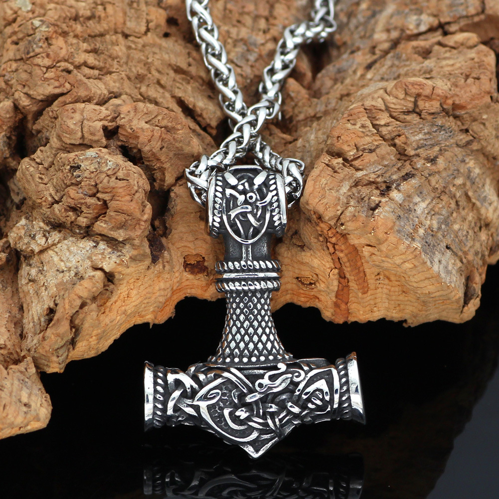 Nordic Vikings Hammer Rune Pendant Necklace for Men - Stylish & Unique - Image 8