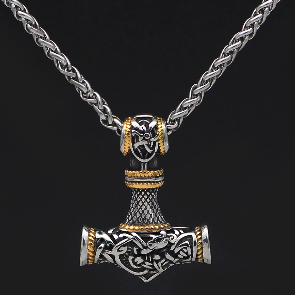 Nordic Vikings Hammer Rune Pendant Necklace for Men - Stylish & Unique - Image 10