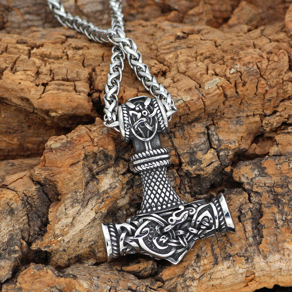 Nordic Vikings Hammer Rune Pendant Necklace for Men - Stylish & Unique - Image 13