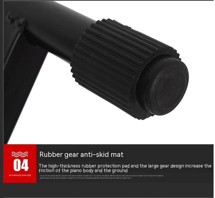 X-type Adjustable Double-Tube Electronic Organ Rack | Durable Double-Tube Keyboard Stand - Image 5