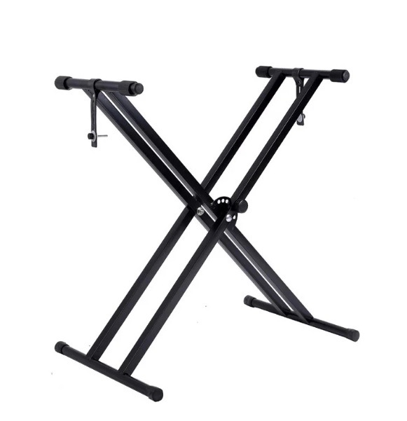 X-type Adjustable Double-Tube Electronic Organ Rack | Durable Double-Tube Keyboard Stand - Image 8