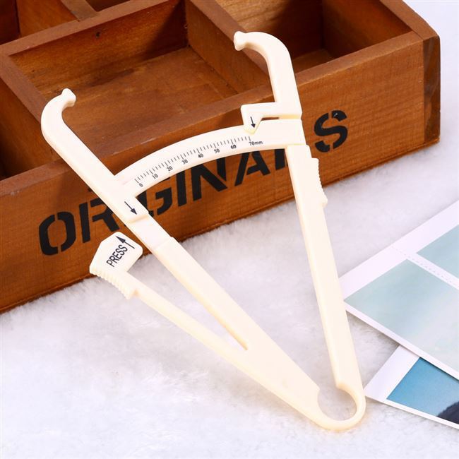 Fat Caliper Skin Fold Thickness Meter - Accurate Body Fat Measuring Instrument & Sebum Clamper - Image 4