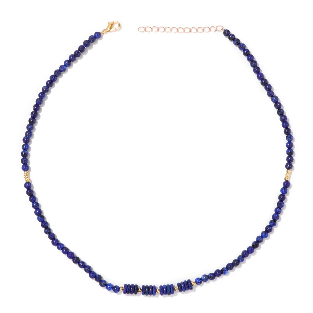 Adjustable 4mm Stone Bead Necklace for Elegant Style - Image 8