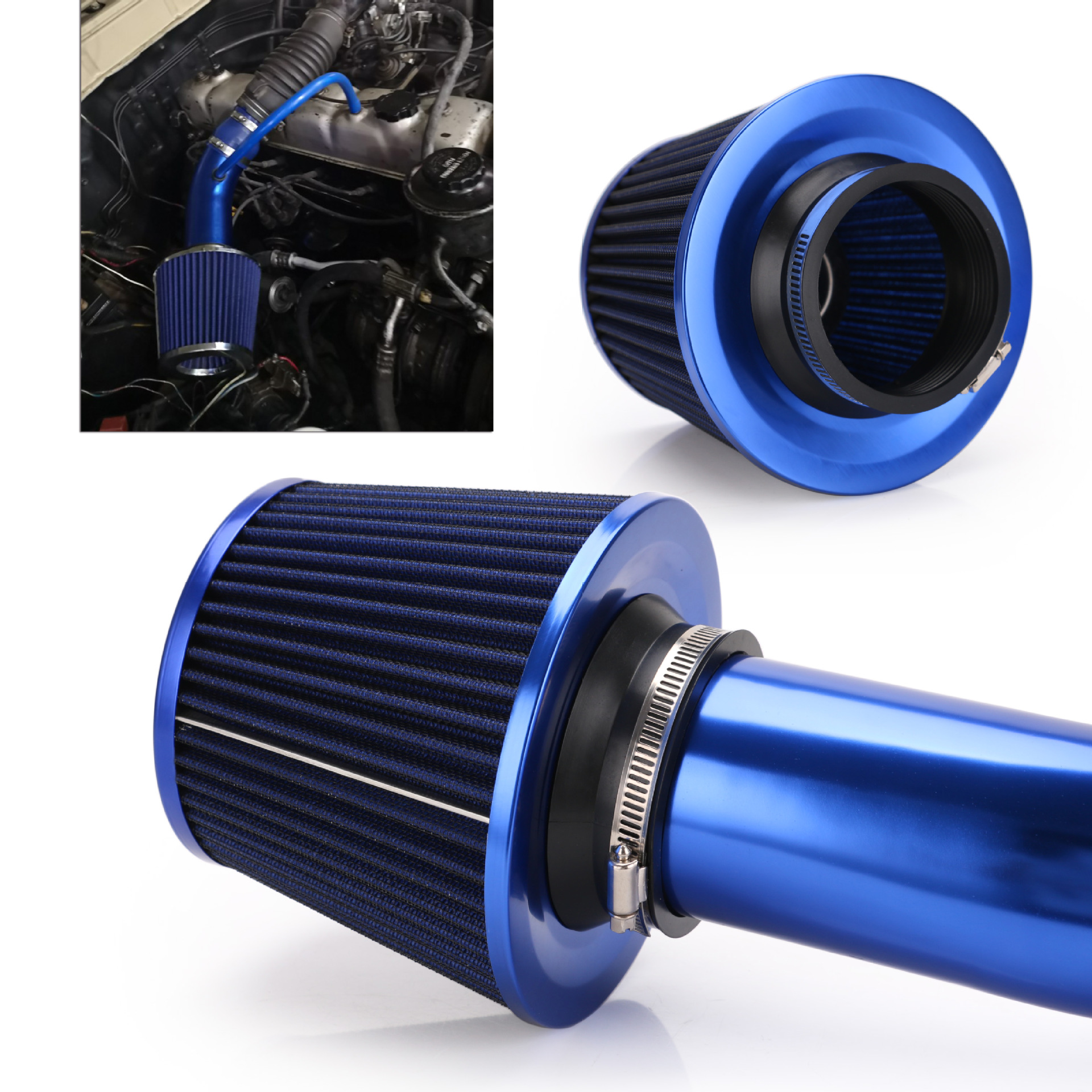 Car General Modified 76mm 3inch Mushroom Head Air Filter for Enhanced Intake Performance - Image 5