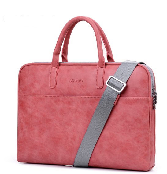 Stylish Faux Leather Laptop Bag for Women - Perfect for Work & Travel - Image 4